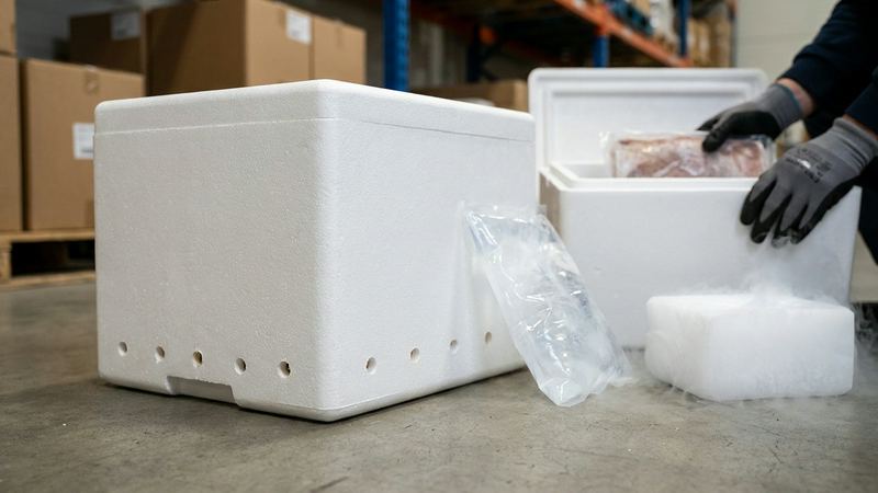 Drain Holes, Ice Packs and Dry Ice — Keeping Contents Cold in Transit