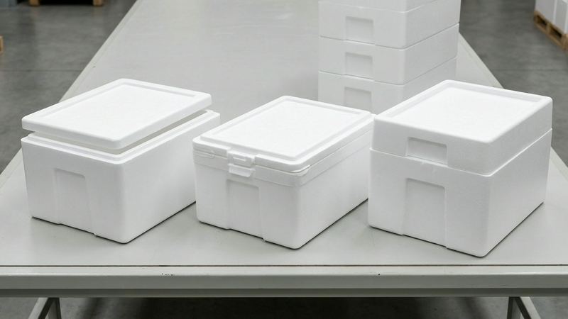 Polystyrene Box Lid Types — Drop-On, Clip-On and Telescopic